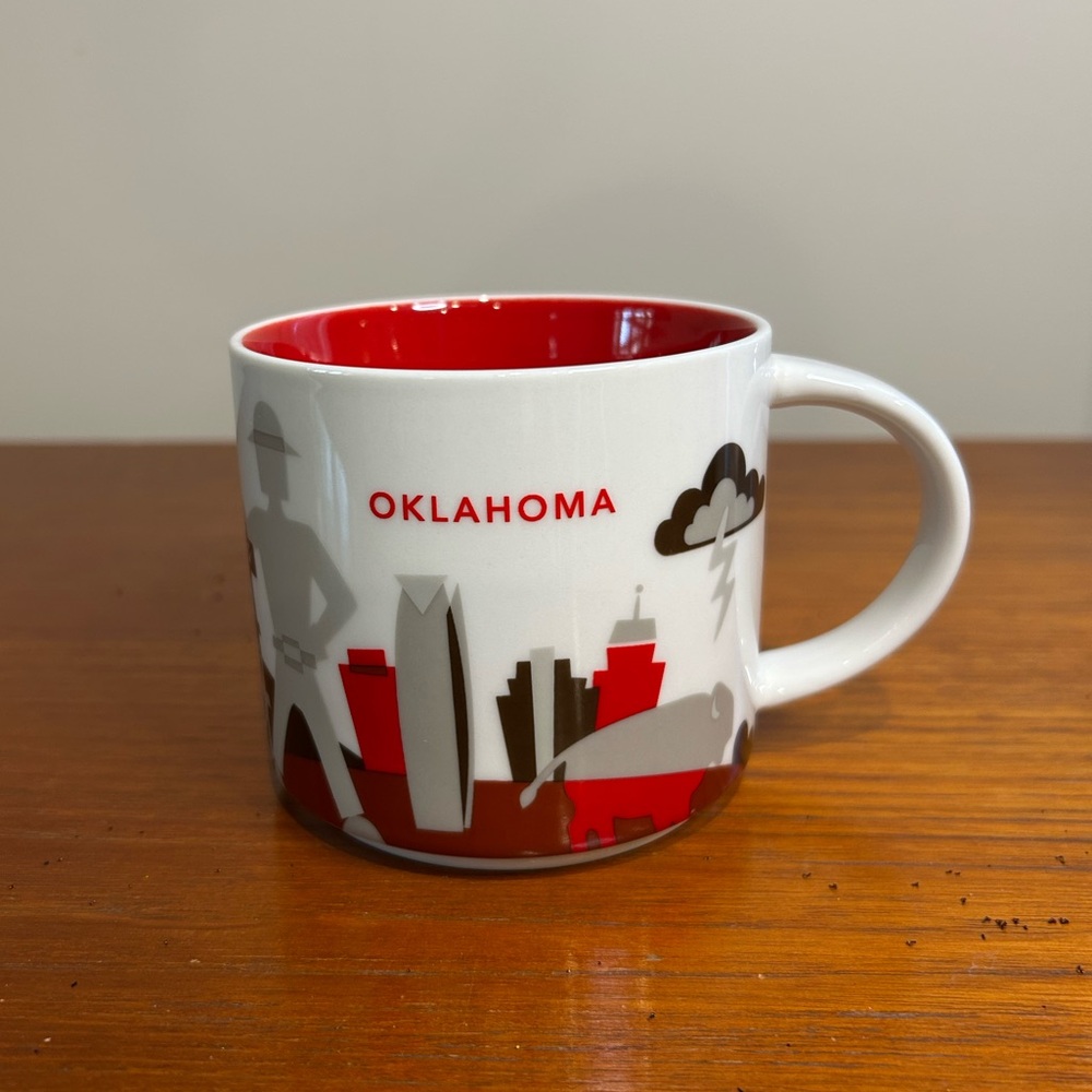 Starbucks You Are Here Collection; Oklahoma -14 oz. Mug